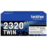 Original OEM Toner Cartridges Brother TN-2320 (TN2320TWIN) (Black)