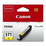 Original Ink Cartridge Canon CLI-571 Y (0388C001) (Yellow)