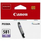 Original Ink Cartridge Canon CLI-581 PB (2107C001) (Blue Photo)