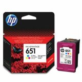 Original Ink Cartridge HP 651 (C2P11AE) (Color) for HP OfficeJet 202
