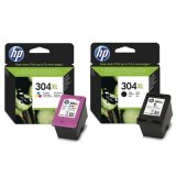 Original OEM Ink Cartridges HP 304 XL (N9K08AE, N9K07AE)