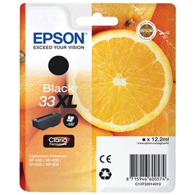 Cartouche Compatible Epson T3351 / 33 XL Noir 24.4ml