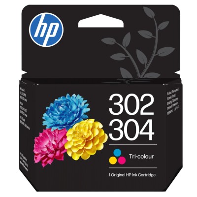 Original OEM Ink Cartridge HP 302 304 (B7RT6AE) (Color)