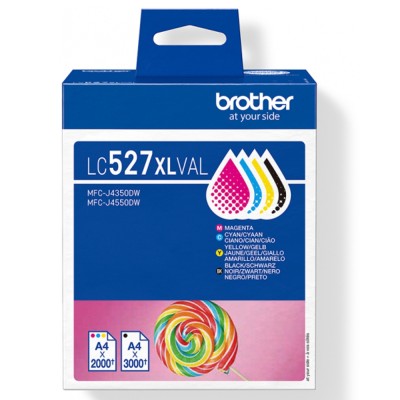 Original OEM Ink Cartridges Brother LC-527 XL CMYK (LC527XLVAL) (multi pack)