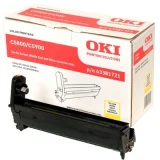 Original OEM Drum Unit Oki C5800 (43381721) (Yellow) for Oki C5800