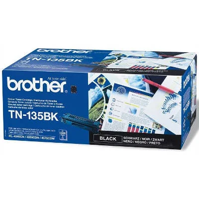 Original OEM Toner Brother TN-135BK (TN135BK) (Black)