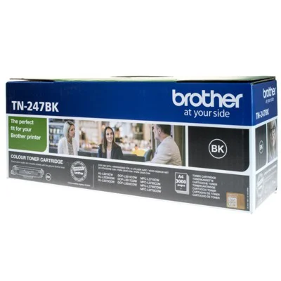 2 Original Toner, Brother TN-247 Black ~ 3.000 Pages