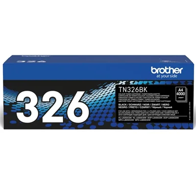 Original OEM Toner Cartridge Brother TN-326BK (TN326BK) (Black)