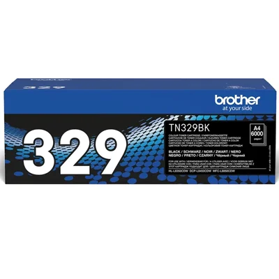 Original OEM Toner Cartridge Brother TN-329BK (TN329BK) (Black)