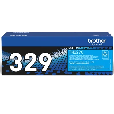 Original OEM Toner Cartridge Brother TN-329C (TN329C) (Cyan)