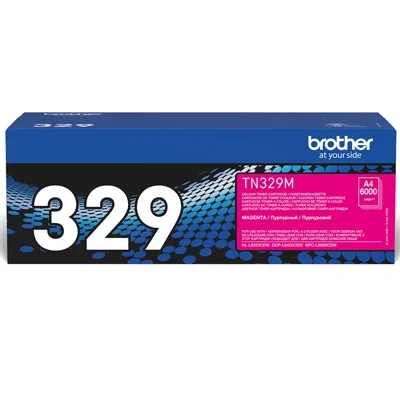 Original OEM Toner Cartridge Brother TN-329M (TN329M) (Magenta)