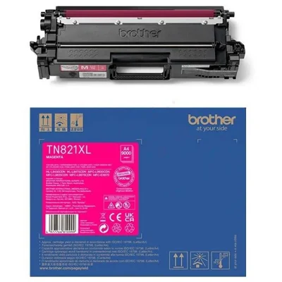 Original OEM Toner Cartridge Brother TN-821XLM (TN821XLM) (Magenta)