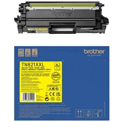 Original OEM Toner Cartridge Brother TN-821XXLY (TN821XXLY) (Yellow)