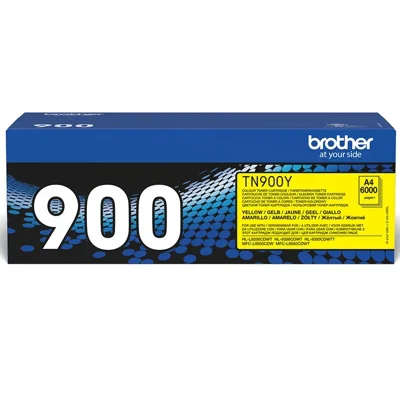 Original OEM Toner Cartridge Brother TN-900Y (TN900Y) (Yellow)