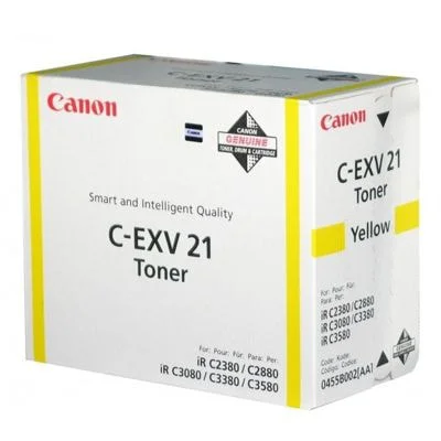 Original OEM Toner Cartridge Canon C-EXV 21 Y (0455B002) (Yellow)
