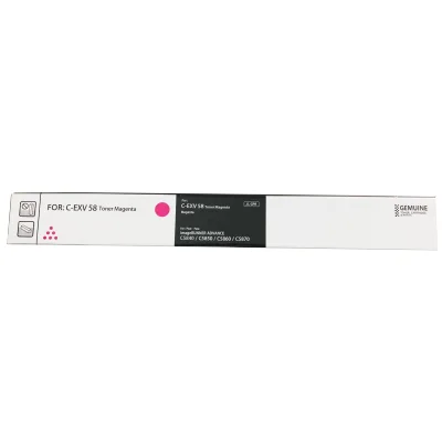 Original OEM Toner Cartridge Canon C-EXV 58 M (3765C002) (Magenta)