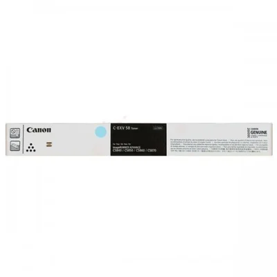 Original OEM Toner Canon C-EXV 58L C (3767C002) (Cyan)
