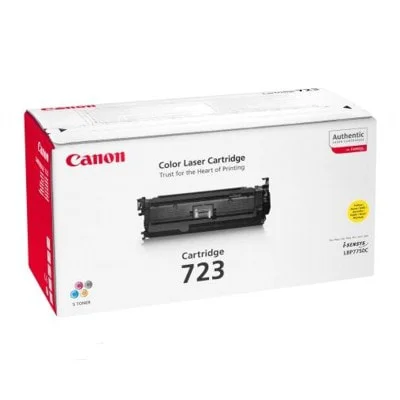 Original OEM Toner Cartridge Canon CRG-723 Y (2641B002) (Yellow)