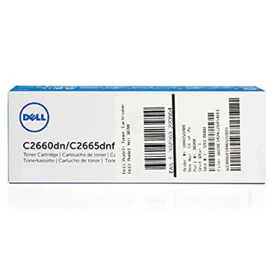 Original OEM Toner Cartridge Dell C2660 2665 (593-BBBM) (Black)