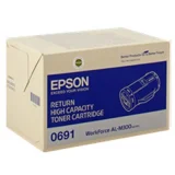 Original OEM Toner Cartridge Epson 0691 (C13S050691) (Black) for Epson WorkForce AL-M300D