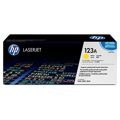 Original OEM Toner Cartridge HP 123A (Q3972A) (Yellow)