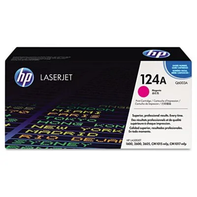 Original OEM Toner Cartridge HP 124A (Q6003A) (Magenta)