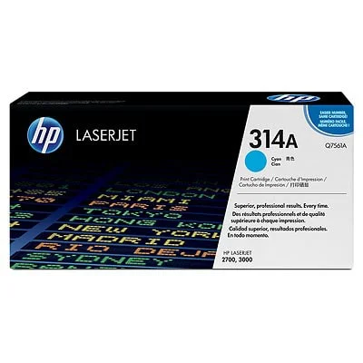 Original OEM Toner Cartridge HP 314A (Q7561A) (Cyan)