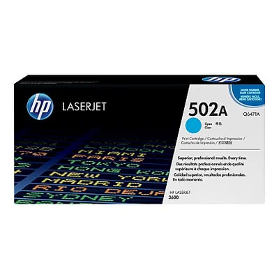 Original OEM Toner Cartridge HP 502A (Q6471A) (Cyan)