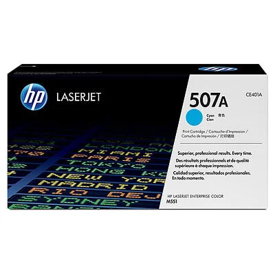 Original OEM Toner Cartridge HP 507A (CE401A) (Cyan)