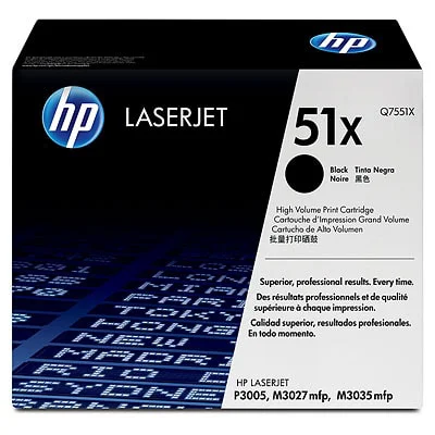 Original OEM Toner HP 51X (Q7551X) (Black)