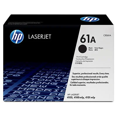 Original OEM Toner Cartridge HP 61A (C8061A) (Black)