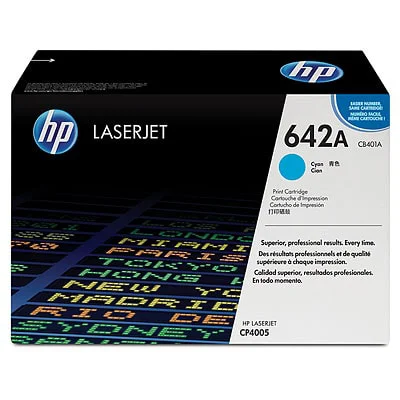 Original OEM Toner Cartridge HP 642A (CB401A) (Cyan)