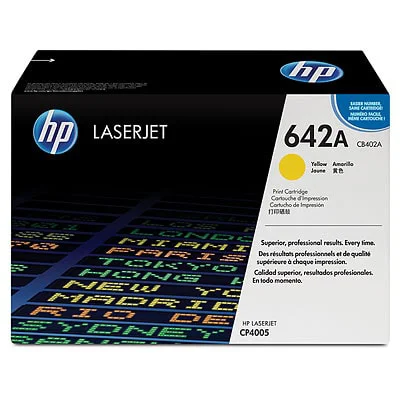 Original OEM Toner HP 642A (CB402A) (Yellow)