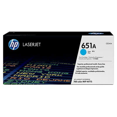 Original OEM Toner HP 651A (CE341A) (Cyan)