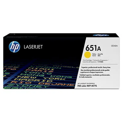 Original OEM Toner HP 651A (CE342A) (Yellow)