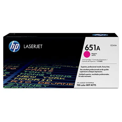 Original OEM Toner HP 651A (CE343A) (Magenta)