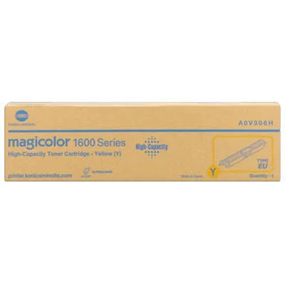 Original OEM Toner Cartridge KM MC 1600W 1690MF (A0V306H) (Yellow)