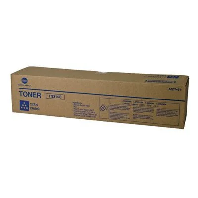 Original OEM Toner Cartridge KM TN-314C (TN314C) (Cyan)