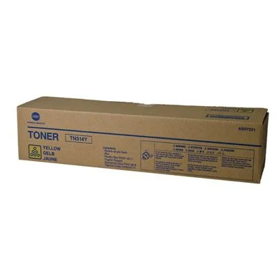 Original OEM Toner Cartridge KM TN-314Y (TN314Y) (Yellow)