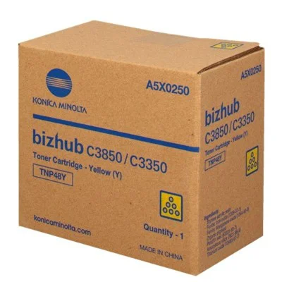 Original OEM Toner KM TNP-48Y (A5X0250) (Yellow)