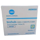 Original OEM Toner Cartridge KM TNP-49Y (A95W250) (Yellow) for KM BizHub C3851FS