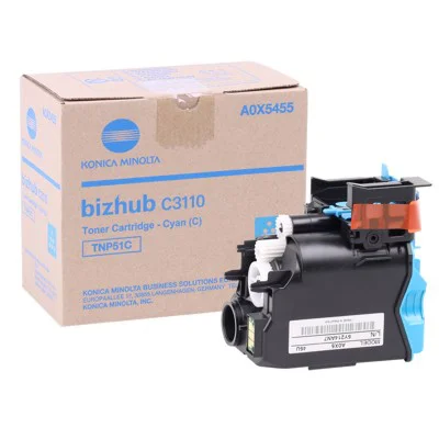Original OEM Toner KM TNP-51C (A0X5455) (Cyan)