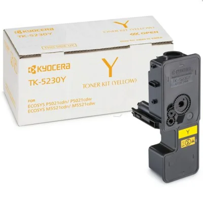Original OEM Toner Cartridge Kyocera TK-5230Y (1T02R9ANL0) (Yellow)