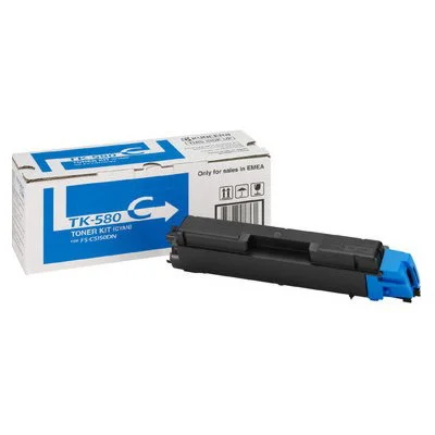 Original OEM Toner Kyocera TK-580C (1T02KTCNL0) (Cyan)