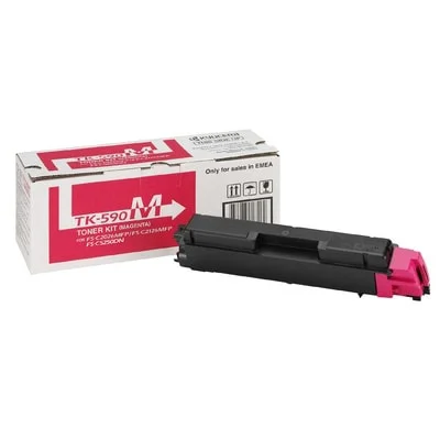 Original OEM Toner Cartridge Kyocera TK-590M (TK-590M) (Magenta)