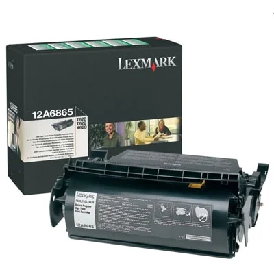 Original OEM Toner Cartridge Lexmark 12A6865 (12A6865) (Black)