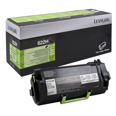 Original OEM Toner Cartridge Lexmark 622H (62D2H00) (Black)