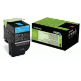 Original OEM Toner Cartridge Lexmark 702C (70C20C0) (Cyan)