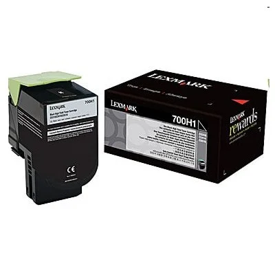 Original OEM Toner Cartridge Lexmark 702HK (70C2HK0) (Black)