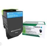 Original OEM Toner Lexmark 71B (71B20C0) (Cyan)